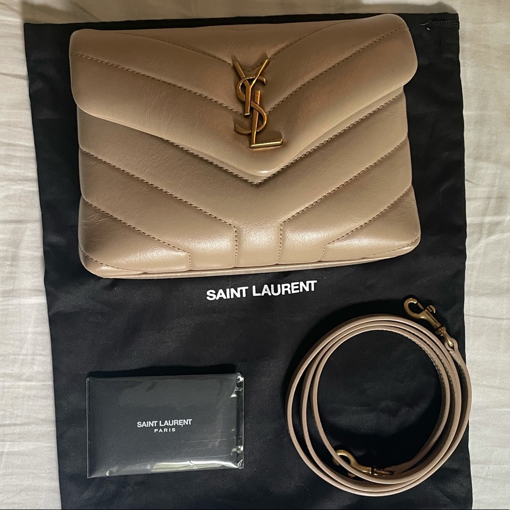 ❌SOLD❌ Saint Laurent Toy LouLou Light Dark Beige - Picture 3 of 15